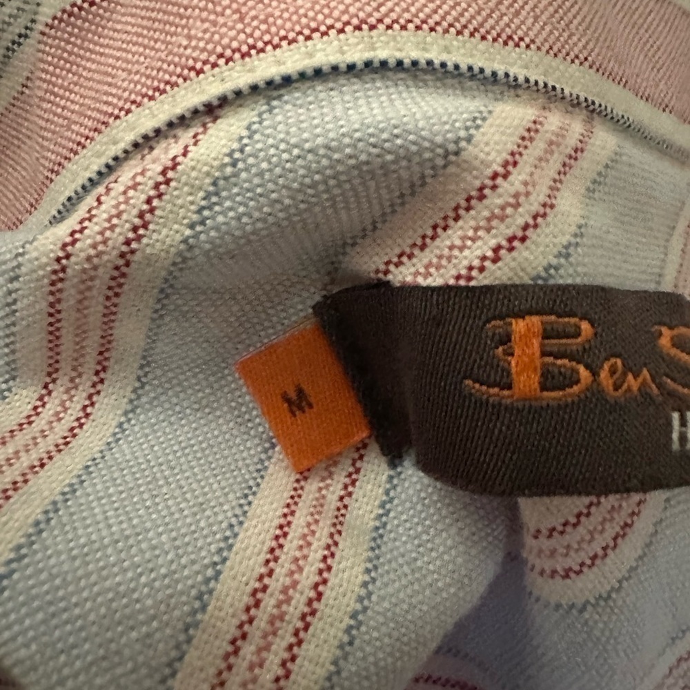 BEN SHERMAN, BUTTON DOWN LONG SLEEVE HERITAGE, CHECK SHIRT, SIZE MEDIUM. - Picture 5 of 9